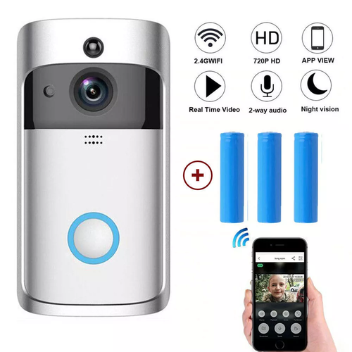 Wireless WiFi Video Doorbell Smart Phone Camera Door Bell Ring Intercom Security - Picture 17 of 30