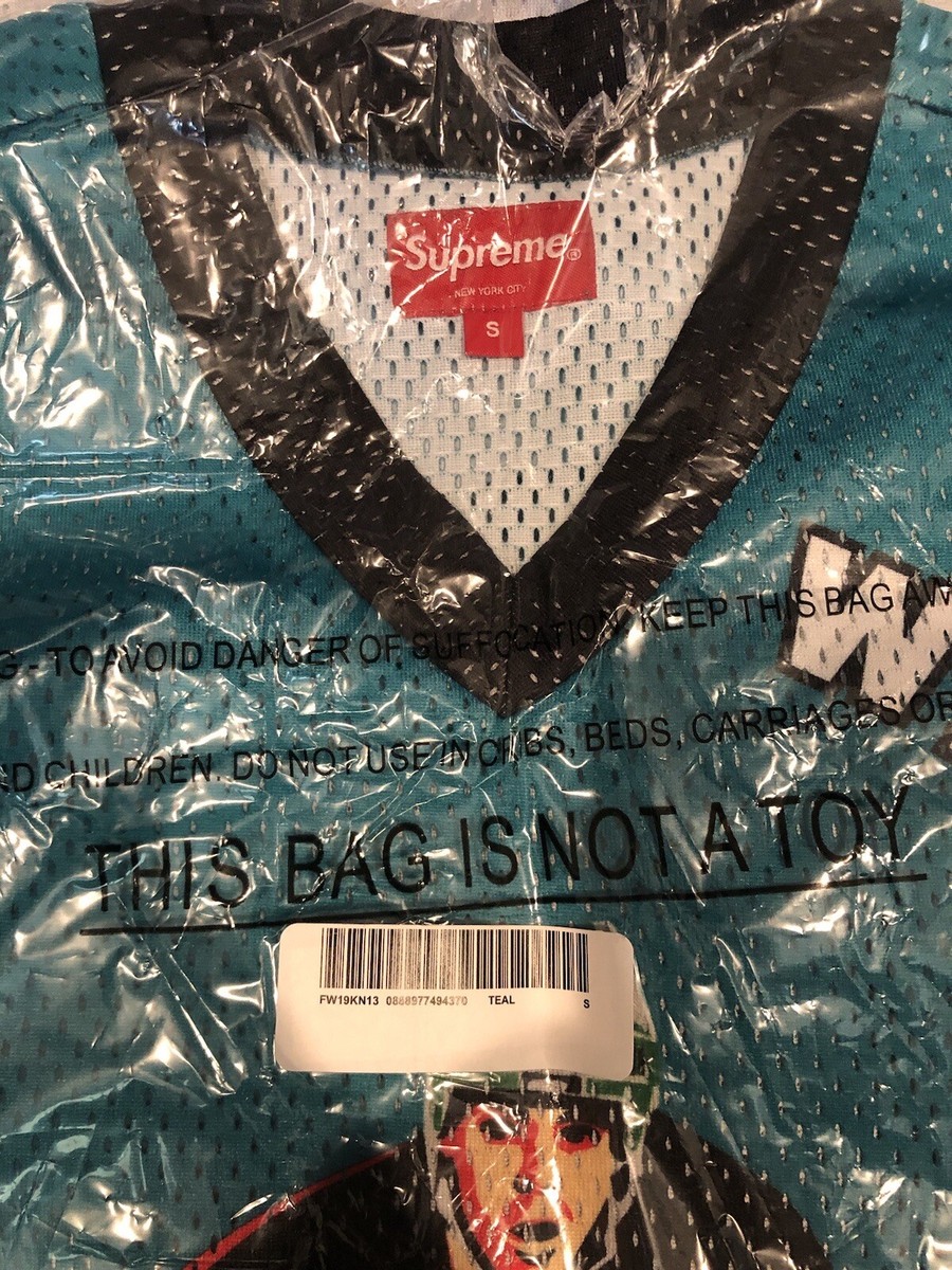 Supreme Crossover Hockey Jersey FW19 Size Small Teal Brand Supreme Crossover Hockey Jersey FW19 Size Small Teal Brand