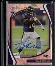 2021 Panini Absolute #136 Tylan Wallace Signature Rookies Spectrum #/99