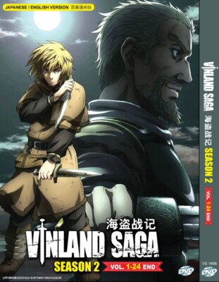 ANIME DVD VINLAND SAGA SEASON 2 VOL.1-24 END ~ENGLISH DUBBED~*REGION ALL*