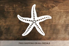 Starfish Vinyl Decal | Beach Life Bumper Sticker | Coastal Ocean Nautical Decor
