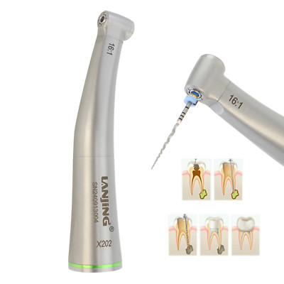 Dental Endo Handpiece 16:1 Contra Angle Endodontic Mini Head Fit Dentsply NSK