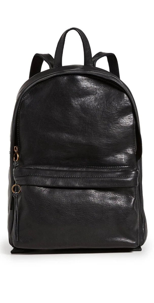 Fossil mens leather best sale backpack