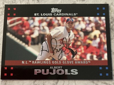 2007 Topps - Gold Glove Gold #308 Albert Pujols /2007
