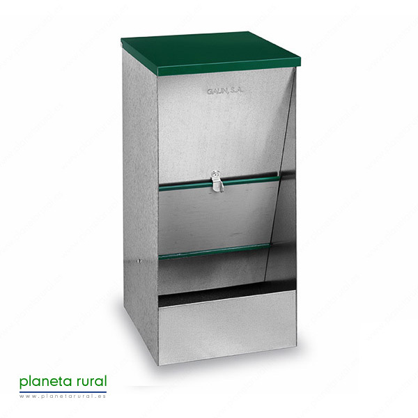 TOLVA PARA PERROS METALICA GALVANIZADA MEDIANA 325X325X590h