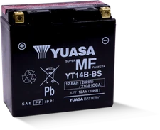 Yuasa YT14B-BS Maintenance Free AGM Battery - For 12 Volt