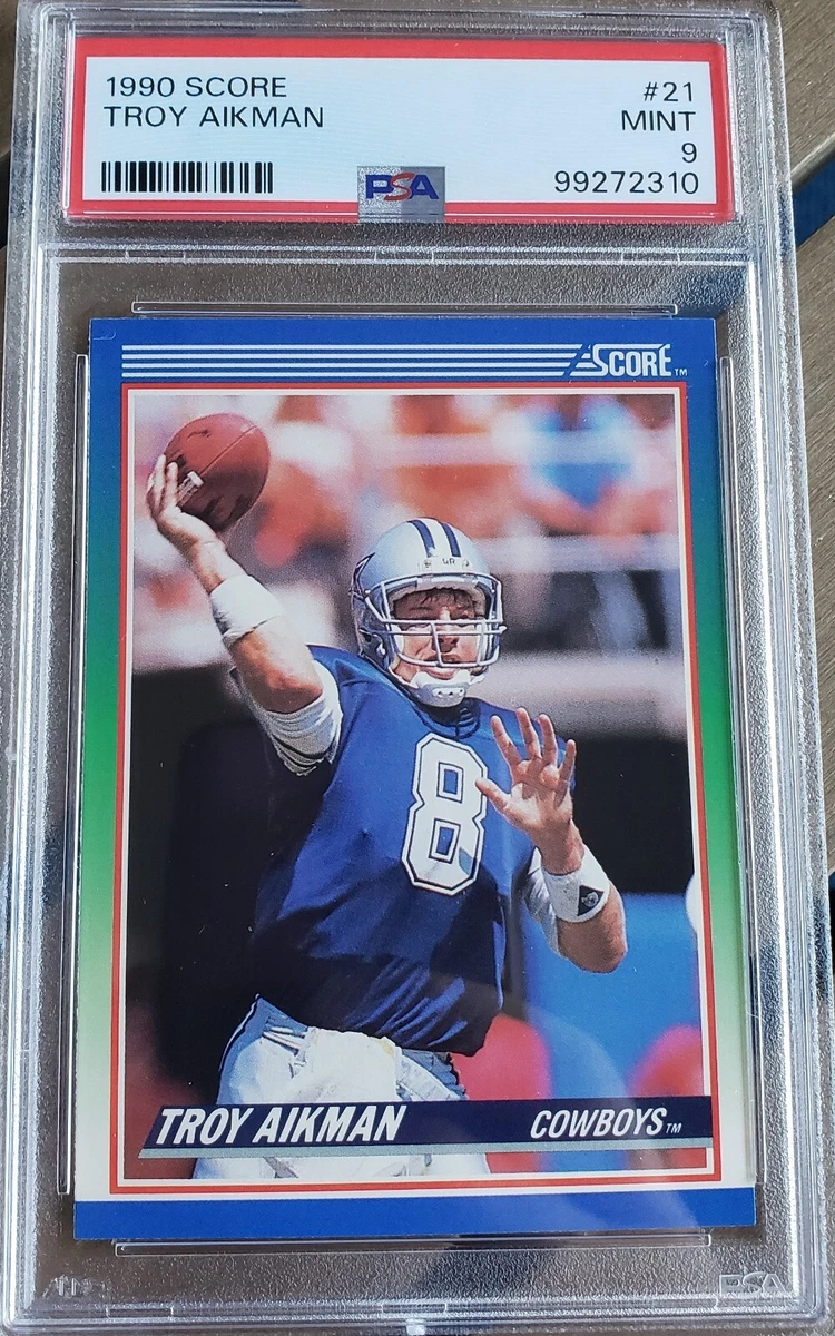1990 Score Troy Aikman #21 for sale | eBay