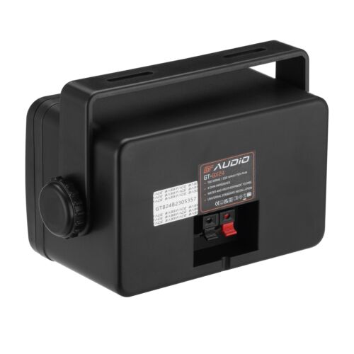 200w 3 Way Outdoor Weatherproof Box Speakers Pair GT Audio GT-BX24B (Black) - Picture 6 of 6