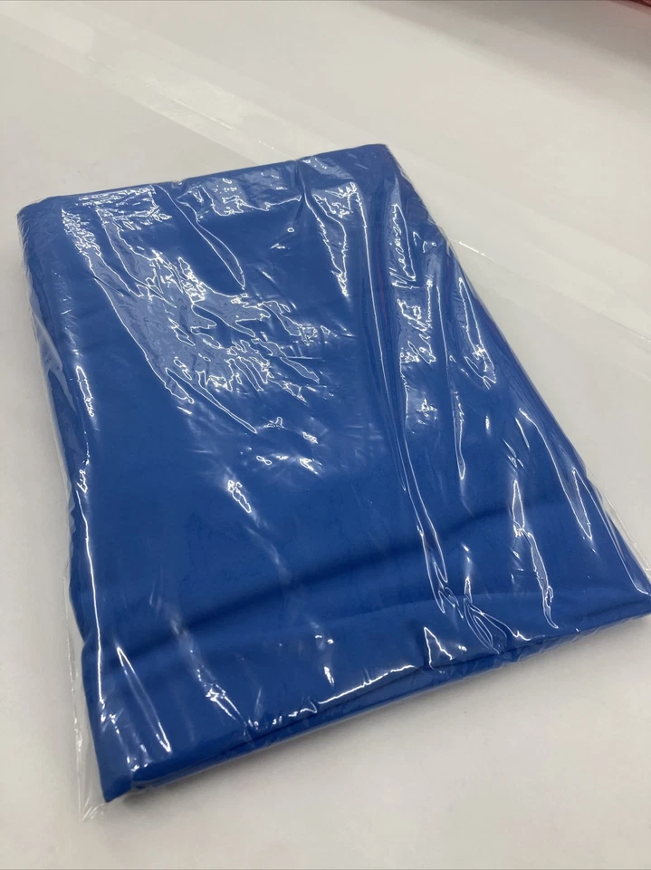 Vintage Blue Tight Plain Weave Woven Fabric 1-1/2 Yards By 63” Wide - Image 4 of 4