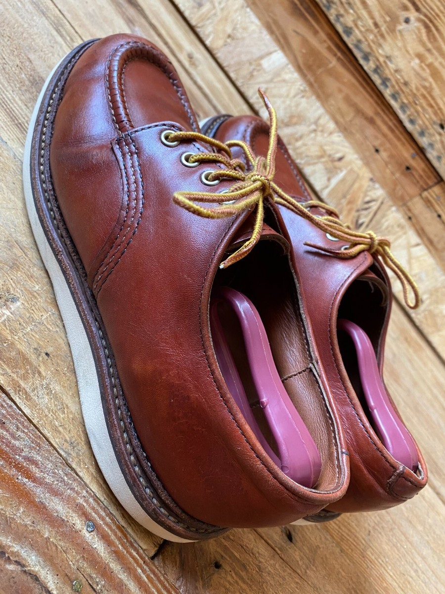 Redwing moc toe oxford oro-russet leather shoes sz US 9.5D
