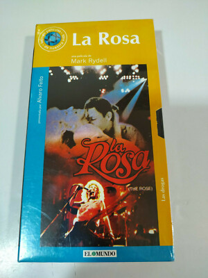 La Rosa Mark Rydell Bette Midler VHS Packung Karton Spanisch el Welt Neu