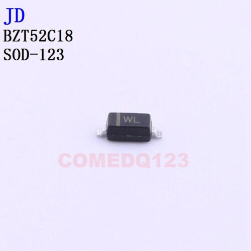 100PCSx BZT52C18 SOD-123 JD Zener Diodes #A6=4 - Bild 1 von 3