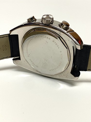 Locman Edelstahl 2,5 ct weißes rund geschnittenes schwarzes Zifferblatt mit schwarzem Band Uhr - Bild 4 von 9