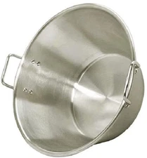 33'" inch XXLarge Stainless Steel Heavy Duty Cazo Inoxidable Wok Comal Deep Fry