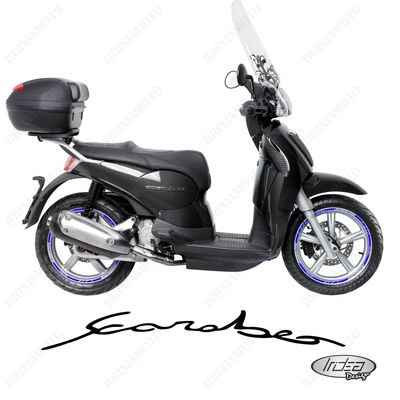 Adesivi Scarabeo 50 Bianco E Nero 1b005237000xnm Codone Verniciato