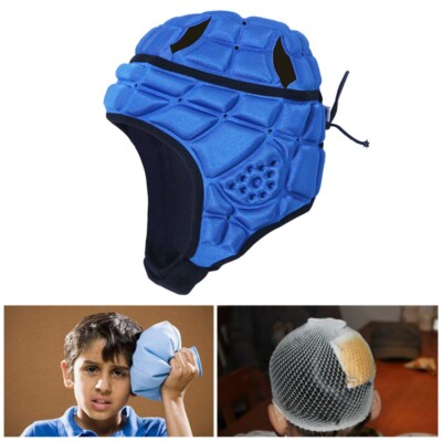 Soft Shell Flag Football Helmet Sport Adjustable Head Protector For Youth Kids 