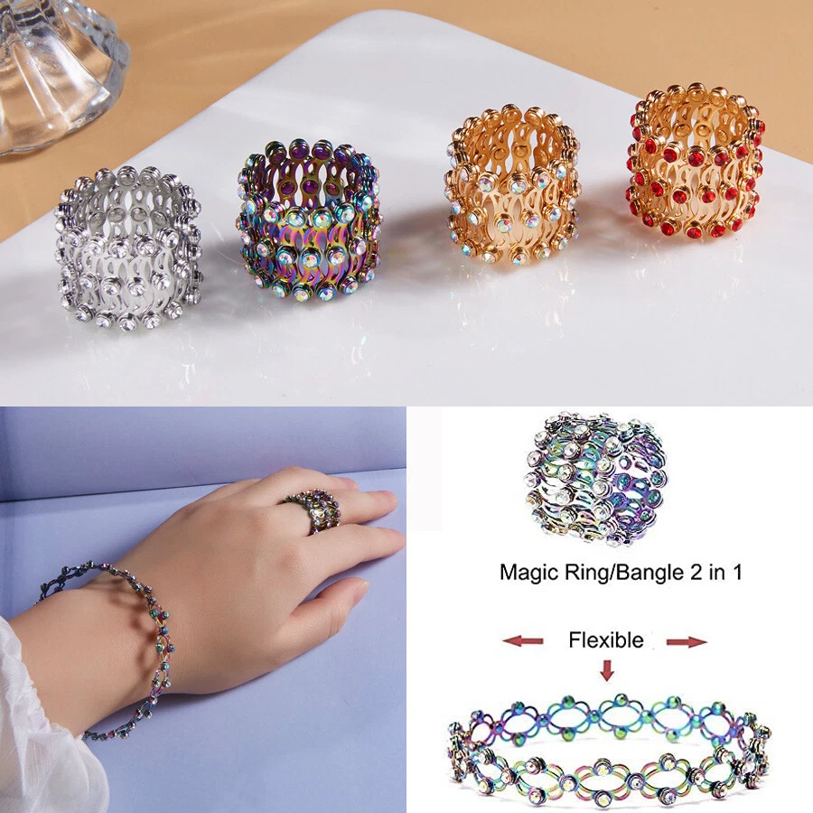 2 in 1 flexible ring bracelet deals