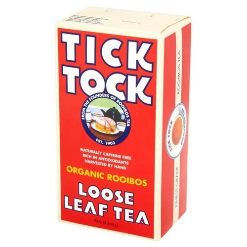 Tick Tock Organic Rooibos Loose Leaf Tea 100g eBay