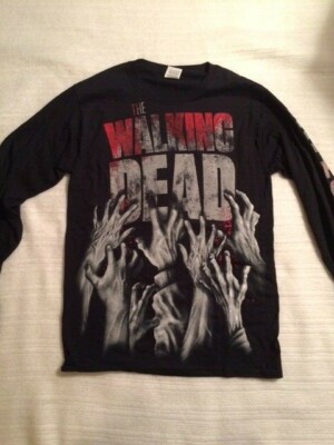 The Walking Dead Long Sleeve Arms Infected Black T-shirt Official
