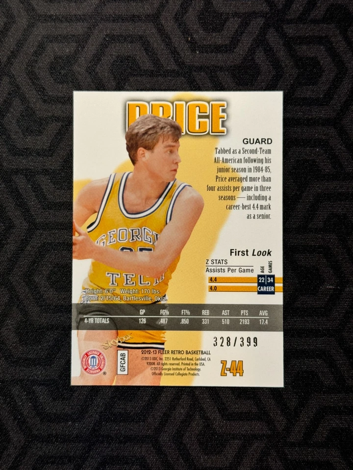 2012-13 Fleer Retro - 1997-98 Z-Force Rave #Z-44 Mark Price /399 - Image 2 of 2