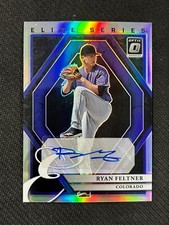 2022 Donruss Optic Elite Series #ESS-RF Ryan Feltner Autograph Silver Prizm