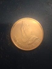 Narcotics Anonymous One Day At A Time Sobriety Token With Serenity Prayer On...