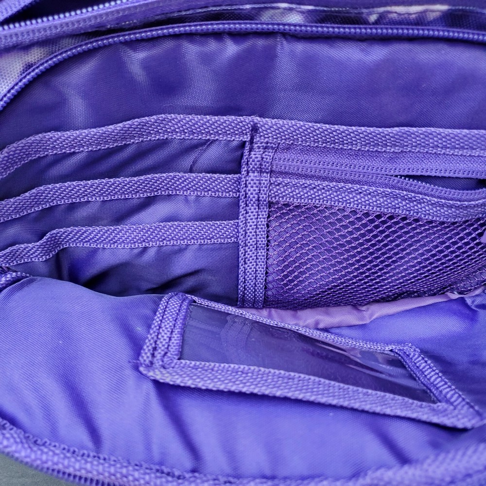 Pride Rainbow Tie Dye Fanny Pack Adjustable Unisex Belt Bag Purple