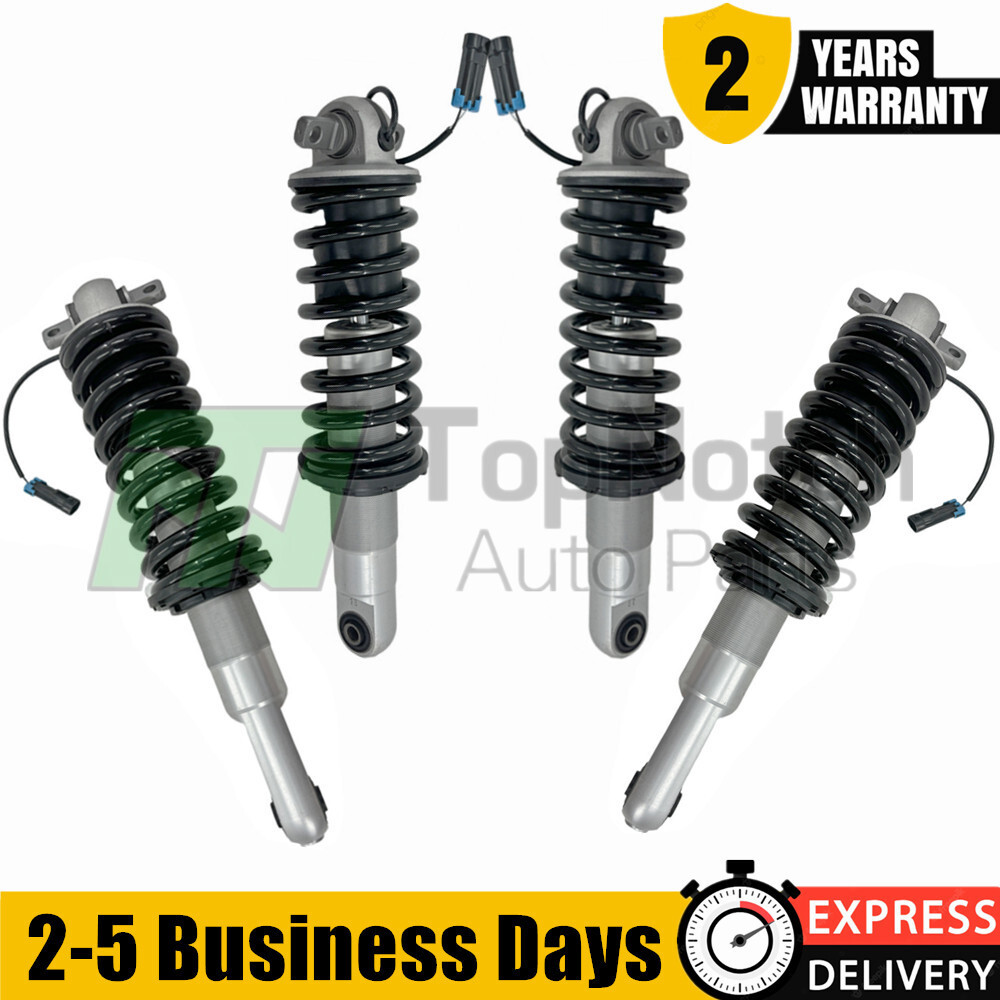 4x Front Rear Shock Absorbers Spring Struts Assys Magnetic For Ferrari 360 2000-