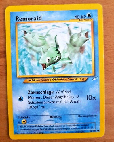 Pokemon Karte Remoraid 80/105 Neo Destiny Deutsch