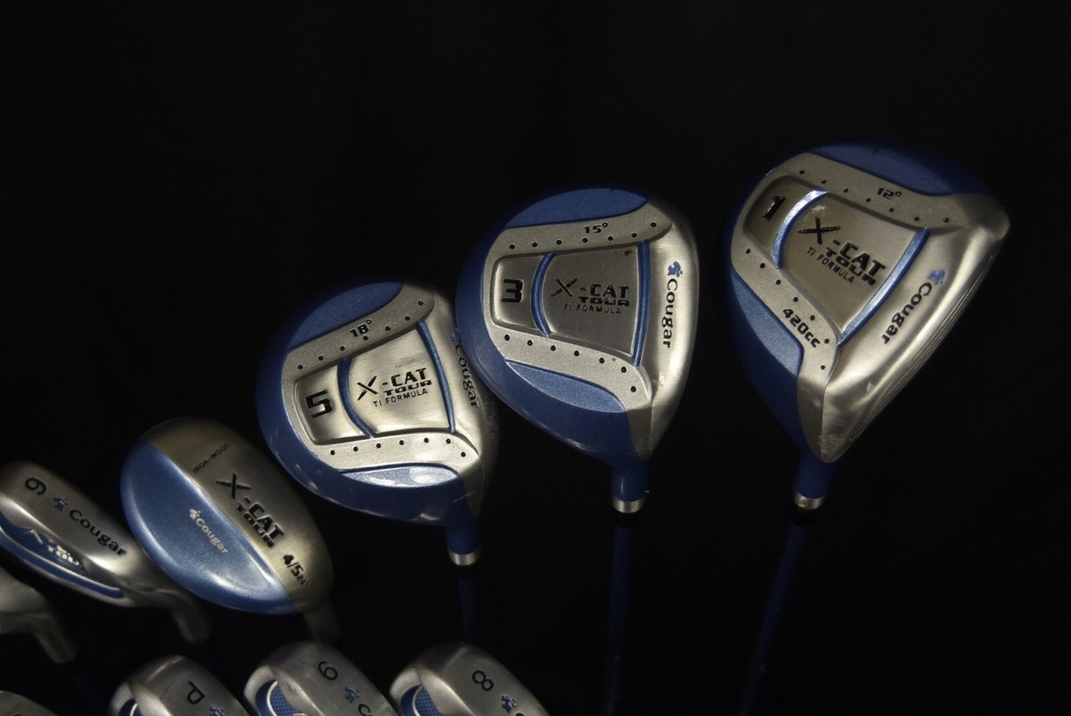 レディースゴルフ Cougar X-CAT 11本セット【キャディバッグ付】 初心者 cougar X-CAT TOUR レディースゴルフセット やさしいの