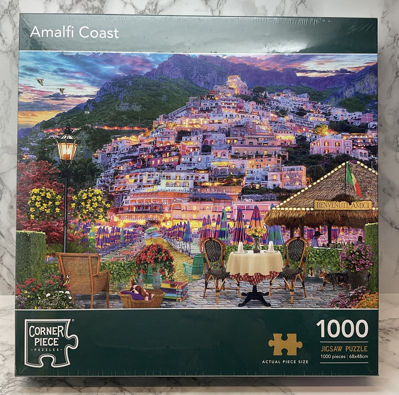 NEW SEALED Amalfi Coast 1000 Pce Jigsaw Puzzle 68x48cm