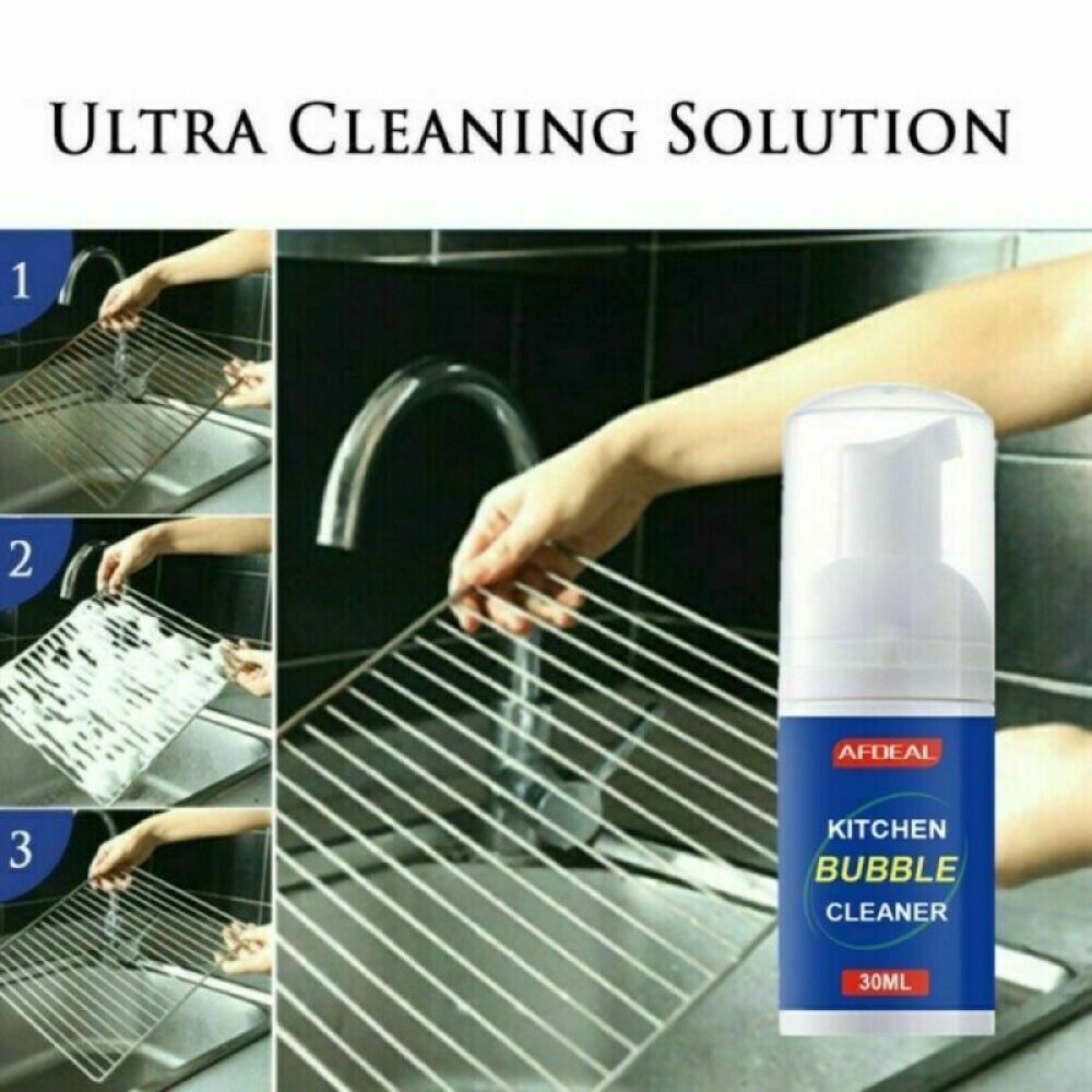 3Pcs AllPurpose Cleaning Bubble Spray MultiPurpose Foam Kitchen