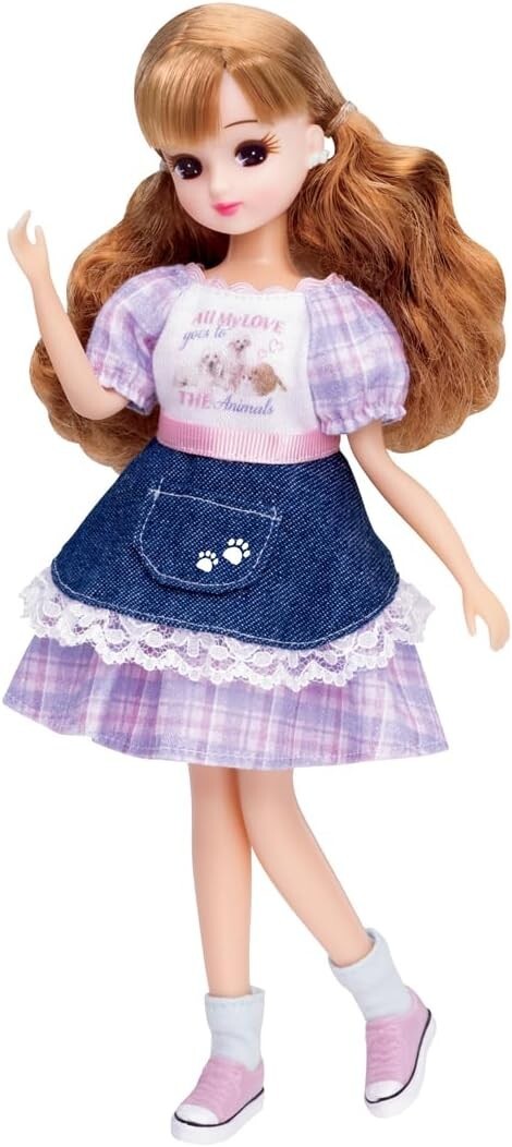 New Takara Tomy Licca-chan Doll LD-07 Nyan Pet Sitter From Japan