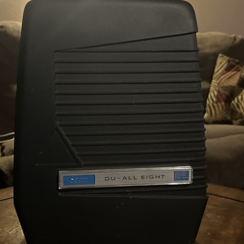 Sears Super Automatic 8mm Portable Metal Home Movie Film Projector - Needs Light