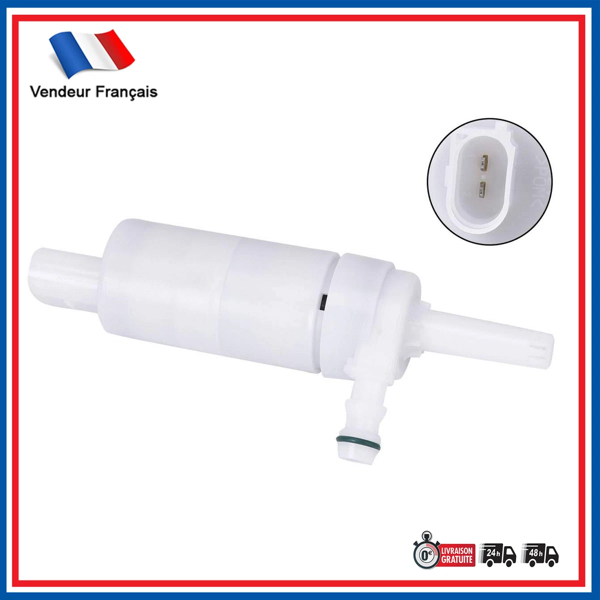 Pompa Lavafari VKander 2028690021, Ricambio Per Auto W201 W124 W126, In ABS, Facile Installazione - 4