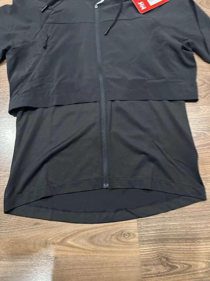 Helly Hansen Hooded Hybrid Jacket Black Women’s Small MSRP $140 NWT - Image 3 of 4