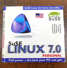 SuSE Linux 7.1 Personal 3 CD Set Vintage Linux OS Software Home Office
