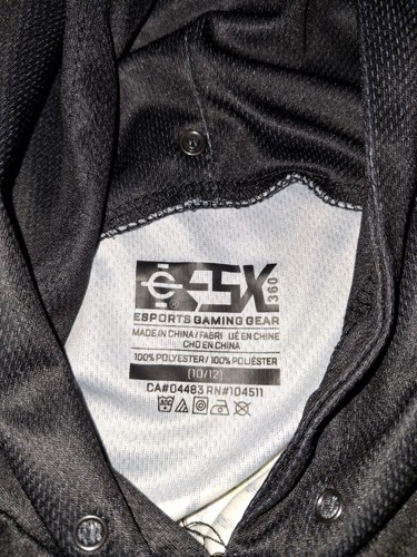 ESX360 Esport Gaming Gear Black, Green, White Youth Boys Size 10/12 - Picture 9 of 13