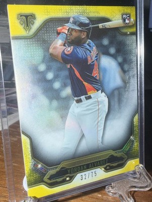 2020 Topps Triple Threads #39 Yordan Alvarez Citrine #/75