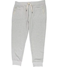 n:philanthropy Mens Distressed Athletic Jogger Pants, Grey, XX-Large