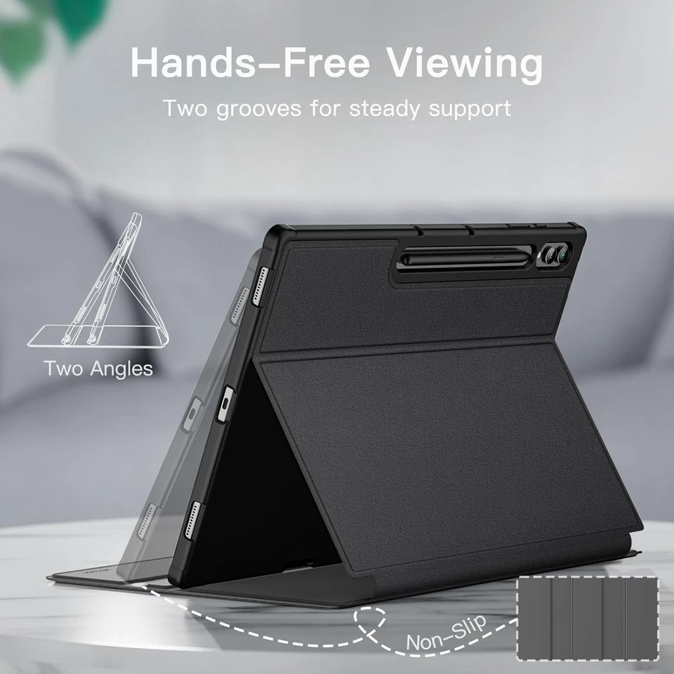 JETech Case for Samsung Galaxy Tab S10 Ultra/Tab S9 Ultra 14.6-Inch Black  - Image 3 of 4