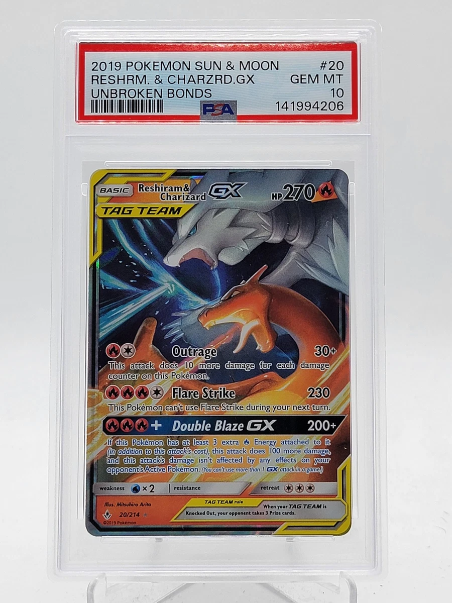Preços baixos em Cartões TCG de Pokémon Reshiram & Charizard GX | eBay
