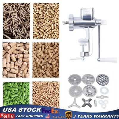 Manual Birds Fishing Bait Granulator Pellet Machine Animal Food Maker Dog Cat US