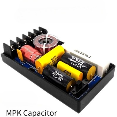 1pc Car Audio 2-Way Crossover High-Power Speaker Frequency Divider Hi-Fi