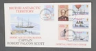 MayfairStamps British Antarctic Territory FDC 2001 Captain Robert Falcon Scott A