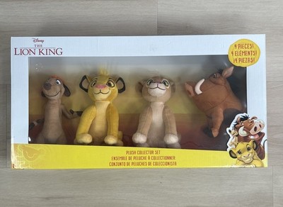 Disney The Lion King Plush Collector Set Simba Nala Timon Pumba New Set Of 4