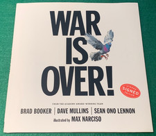 War is Over by Sean Ono Lennon SIGNED 1st/1st HC DJ 2025 Juvenile