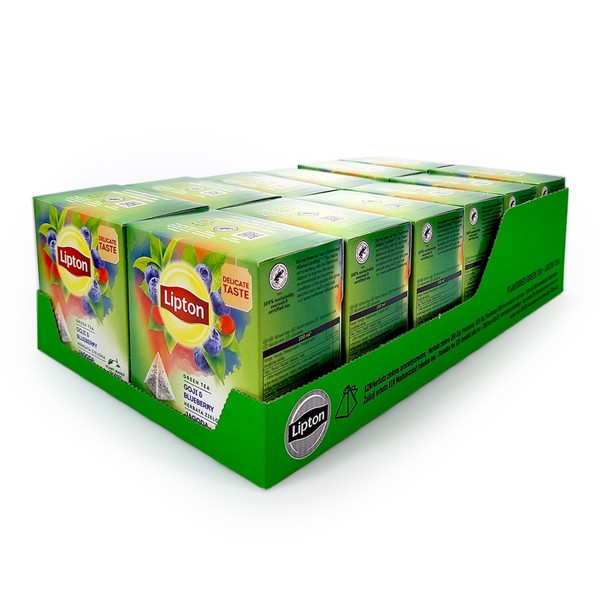 (83,33 Eur/Kg) 240X Lipton Tee GrüNer Tee Goji Beeren Blueberry Blaubeeren Tea-image