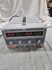 Tested Working DR METER HY3005F-3 Triple Linear DC Power Supply w/ Power Cable