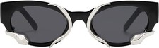  QTY 53 Appassal Trendy Sunglasses for Women Men Vintage Narrow Metal Snake